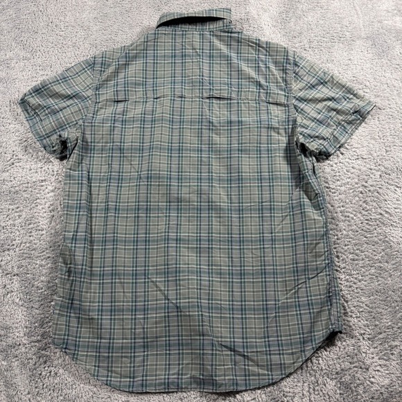Fjallraven Abisko Hike Shirt Multicolor Plaid Vented Lightweight Chest Logo - XL - Picture 4 of 8